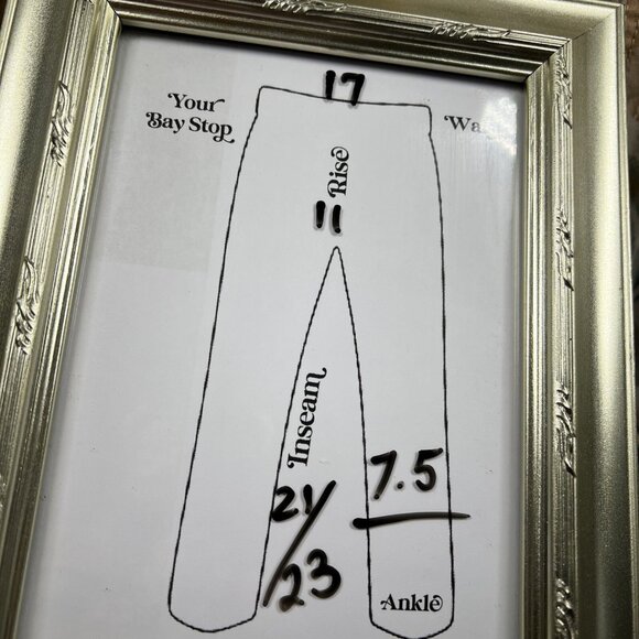 Chicos Women's Roll Tab Pants Size 8 Floral Tropical Lightweight Zipper Button - Picture 9 of 10